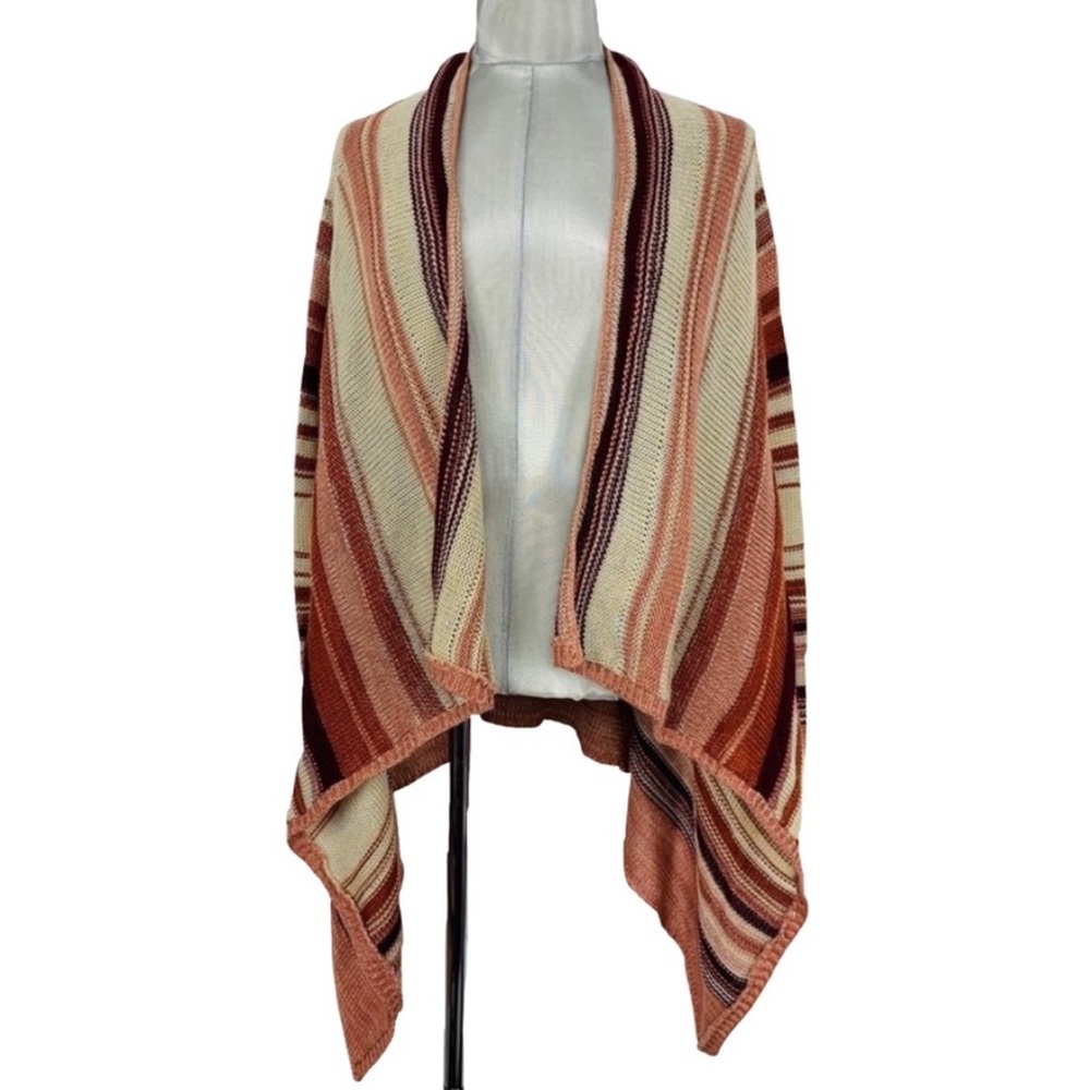 RUE 21 striped asymmetrical cardigan